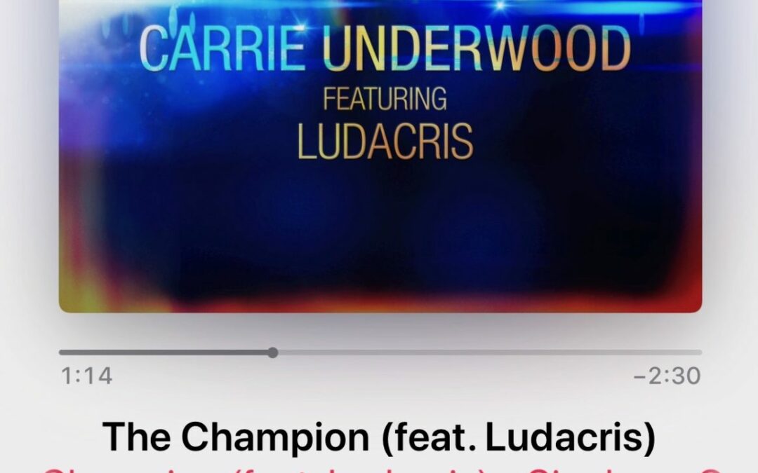 Powerful song to listen to when you are training…